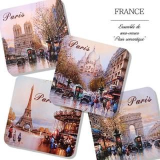 フランス直輸入！】少数入荷 コースター4枚セット お土産
