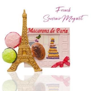フランス直輸入！】お土産 スーベニア マグネット 【 Macarons
