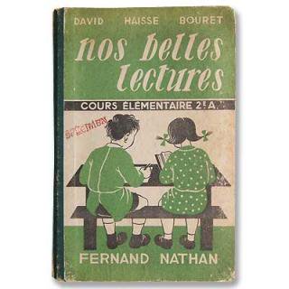 アンティーク・ヴィンテージ本 Fernand Nathan ~フェルナン ナタン nos belle lectures （ビンテージ本）