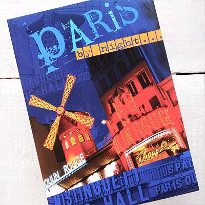 Paris Moulin Rouge Souvenir Foto Magnet 11,5 cm Frankreich France 12