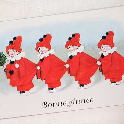 フランスポストカード （Bonne Annee B）