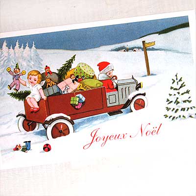 フランス クリスマス ポストカード （Joyeux Noel H）