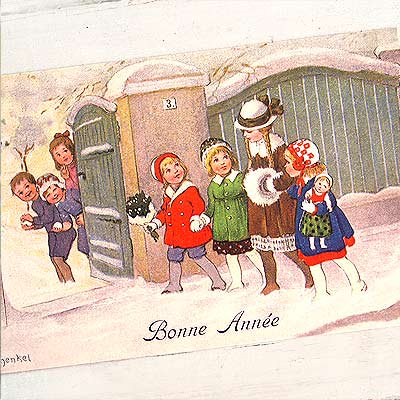 フランスポストカード （Bonne Annee D）【画像1】