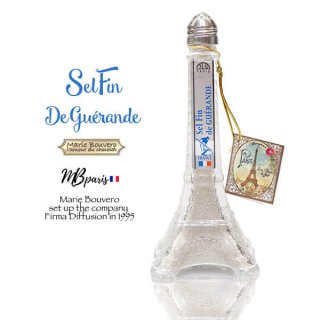 フランス 雑貨 お土産 海外 フランス Marie Bouvero エッフェル塔ボトル【ゲランドの塩・ホワイト】