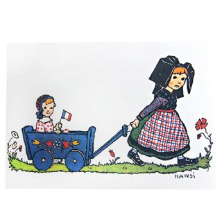 フランス ポストカード/挿絵系 フランスポストカード （ハンジ HANSi landau）