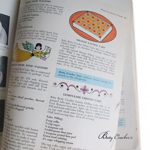 アメリカ 1966年 レシピブック Betty Croker cookbook ソフトカバー