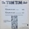 The Tom Tom Club / Pleasure Of Love