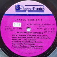 Janice Christie / Taking Me For Granted