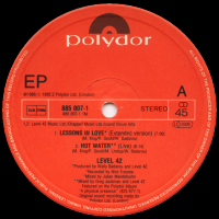 LEVEL 42<br>- Lessons in Love (Extended Version)