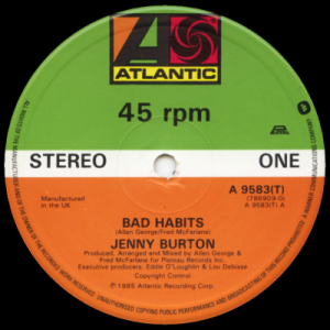 JENNY BURTON - Bad Habits