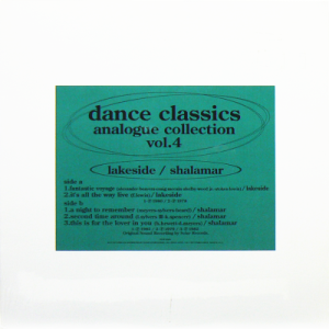 V.A. (LAKESIDE / SHALAMAR) - dance classics analogue collection vol.4