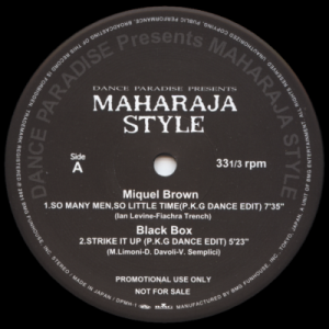 V.A. / Dance Paradise Presents: MAHARAJA STYLE 12