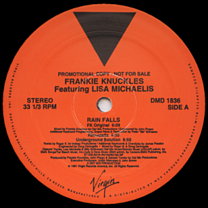 FRANKIE KNUCKLES Featuring LISA MICHAELIS - Rain Falls