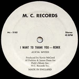 ALICIA MYERS - I Want To Thank You (Remix)