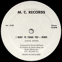 ALICIA MYERS<br>- I Want To Thank You (Remix)