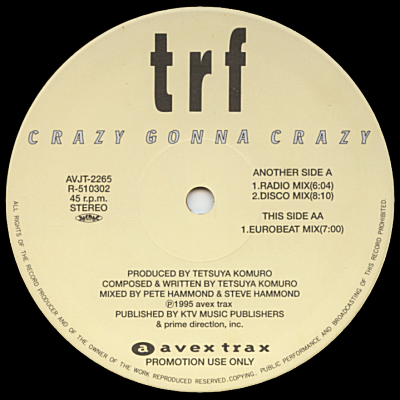 trf - Crazy Gonna Crazy + Winter Grooves [2 x 12