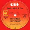 EARTH, WIND & FIRE - September (Mexican Version) (b/w) Fantasy