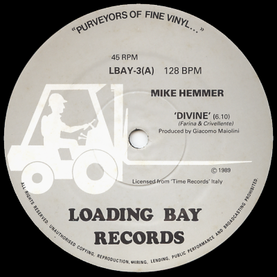MIKE HEMMER (HAMMER) - Divine -  ディスコu0026amp;amp;amp;amp;amp;amp;amp;amp;amp;クラブ系中古アナログレコード・CDショップ: クラバーズ・レコーズ