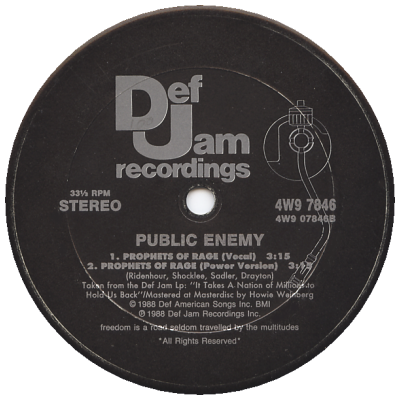 PUBLIC ENEMY（パブリックエネミー）レッドヴァイナル - 洋楽