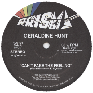 GERALDINE HUNT - Can't Fake The Feeling