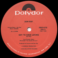 DON RAY<br>- Got To Have Loving (c/w) Standing In The Rain