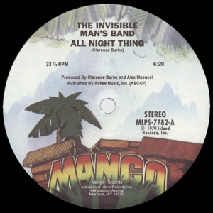 THE INVISIBLE MAN'S BAND - All Night Thing