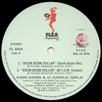 KING KONG & D'JUNGLE GIRLS- Boom Boom Dollar - DISCO ≧ CLUB KING KONG & D'JUNGLE GIRLS- Boom Boom Dollar - DISCO ≧ CLUB