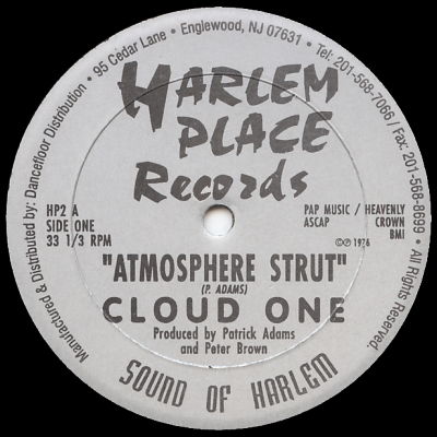 CLOUD ONE - Atmosphere Strut (c/w) Disco Juice