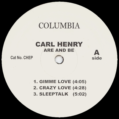 CARL HENRY - Are And Be [Album Sampler]