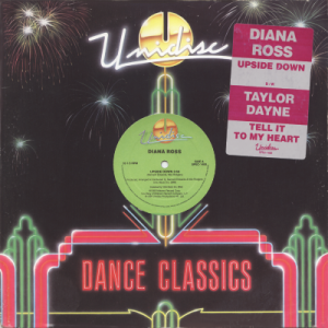 DIANA ROSS - Upside Down (b/w) TAYLOR DAYNE - Tell It To My Heart
