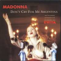 MADONNA - Don't Cry For Me Argentina (Including ''Album Version'')<img class='new_mark_img2' src='https://img.shop-pro.jp/img/new/icons1.gif' style='border:none;display:inline;margin:0px;padding:0px;width:auto;' />