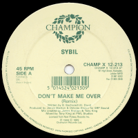 SYBIL - Don't Make Me Over (Remix) (c/w) Falling In Love (Remix), My Love Is Guaranteed (Remix)<img class='new_mark_img2' src='https://img.shop-pro.jp/img/new/icons1.gif' style='border:none;display:inline;margin:0px;padding:0px;width:auto;' />