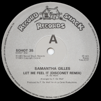 SAMANTHA GILLES<br>- Let Me Feel It (Disconet Remix) (c/w) Let Me Feel It (Special Dutch Remix)