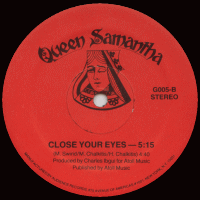 QUEEN SAMANTHA - Funky Celebration (b/w) Close Your Eyes