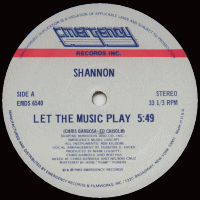 SHANNON - Let The Music Play