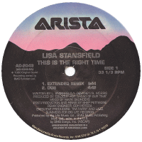 LISA STANSFIELD - This Is The Right Time -US Remixes-