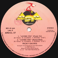 RICKY DAVIES<br>- Loving You (c/w) Magic