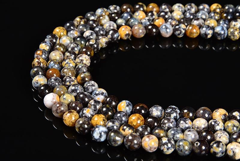 ☆特選一連☆愛の守護石♡【シェブロンアメジスト『紫水晶』6mm