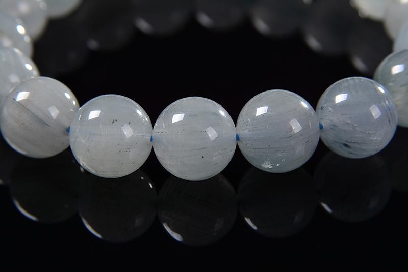 ☆希少☆千層模様や順針模様☆淡青色のインクルージョン☆ブルー