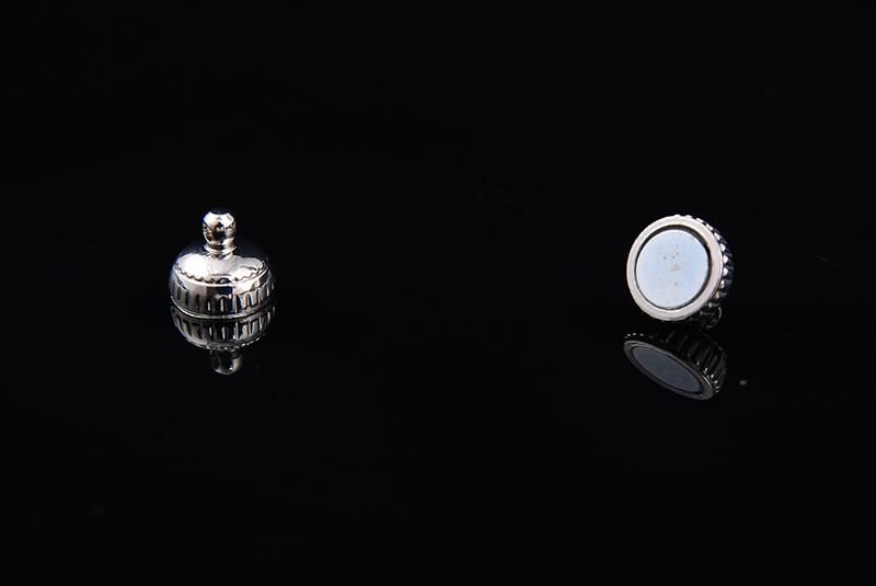 マグネット クロスプ(留金)8mm(プラチナ色) - 天然石の卸販売|天然石直送市場
