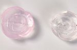 【通し穴・カービング天然石ルース】☆ピンクのフラワー☆モルガナイトカービングルース（ローズ型）詰め合わせセット（5個入り）-74