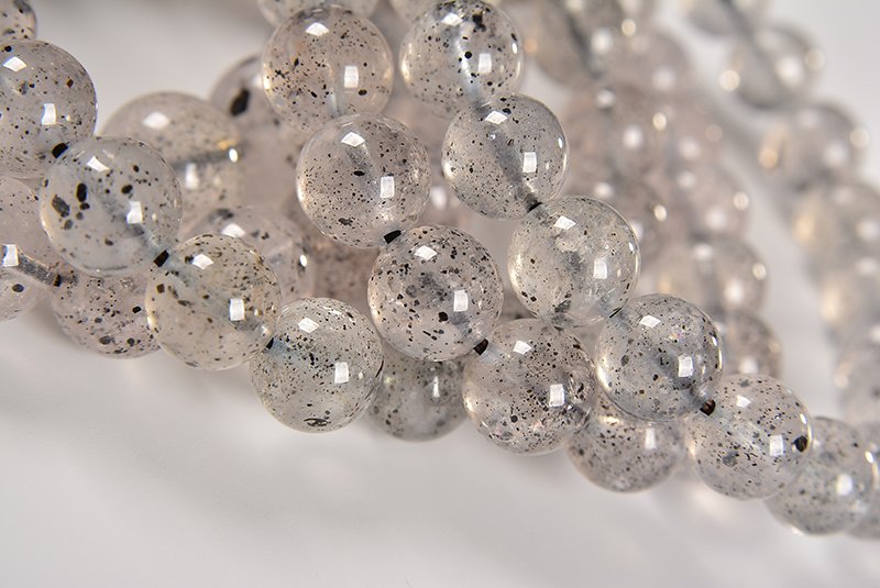 タイチンルチル　⭐️高透明　天然水晶⭐️約11.4〜12.1ミリ　ブレス