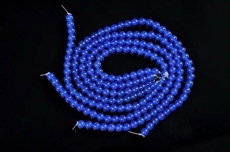 特価】ブルーアゲート丸玉ビーズ6mm【工場直送】 - 天然石の卸販売