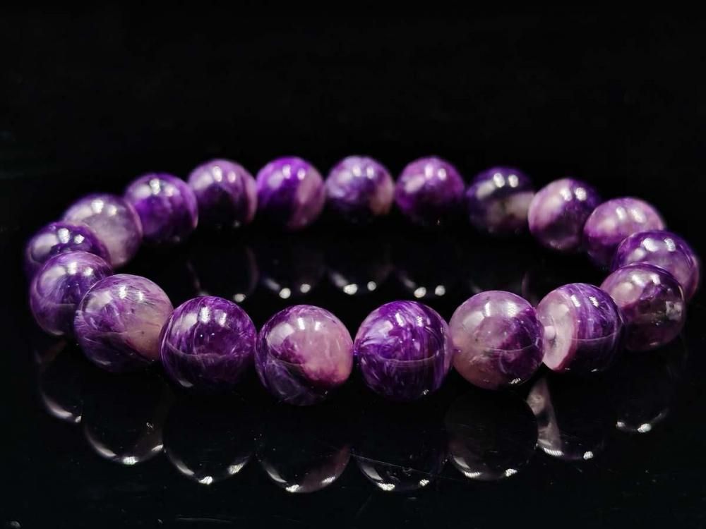 【大玉シリーズ】チャロアイト　18mm粒　内径18cm 大玉シリーズ】チャロアイト 18mm粒 内径18cm ブレスレット