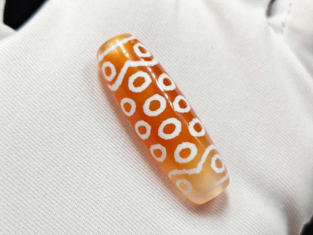 龍 六眼 チベット天珠 No.37 天地 天珠 チベット 天珠ワールドNo.