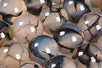 黒龍紋瑪瑙（ドラゴンアゲート）丸玉ビーズ8mm - 天然石の卸販売|天然石直送市場