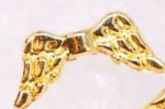 エンジェルの羽 パーツ−2（10個セット）ゴールド色（小）約14.3mm