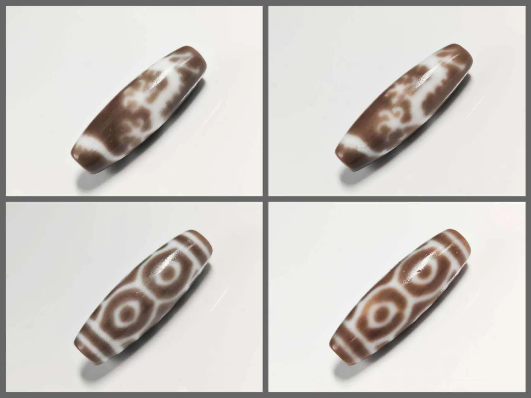 暖色系天珠|龍神天珠、龍眼天珠|精巧な加工・美しい図案