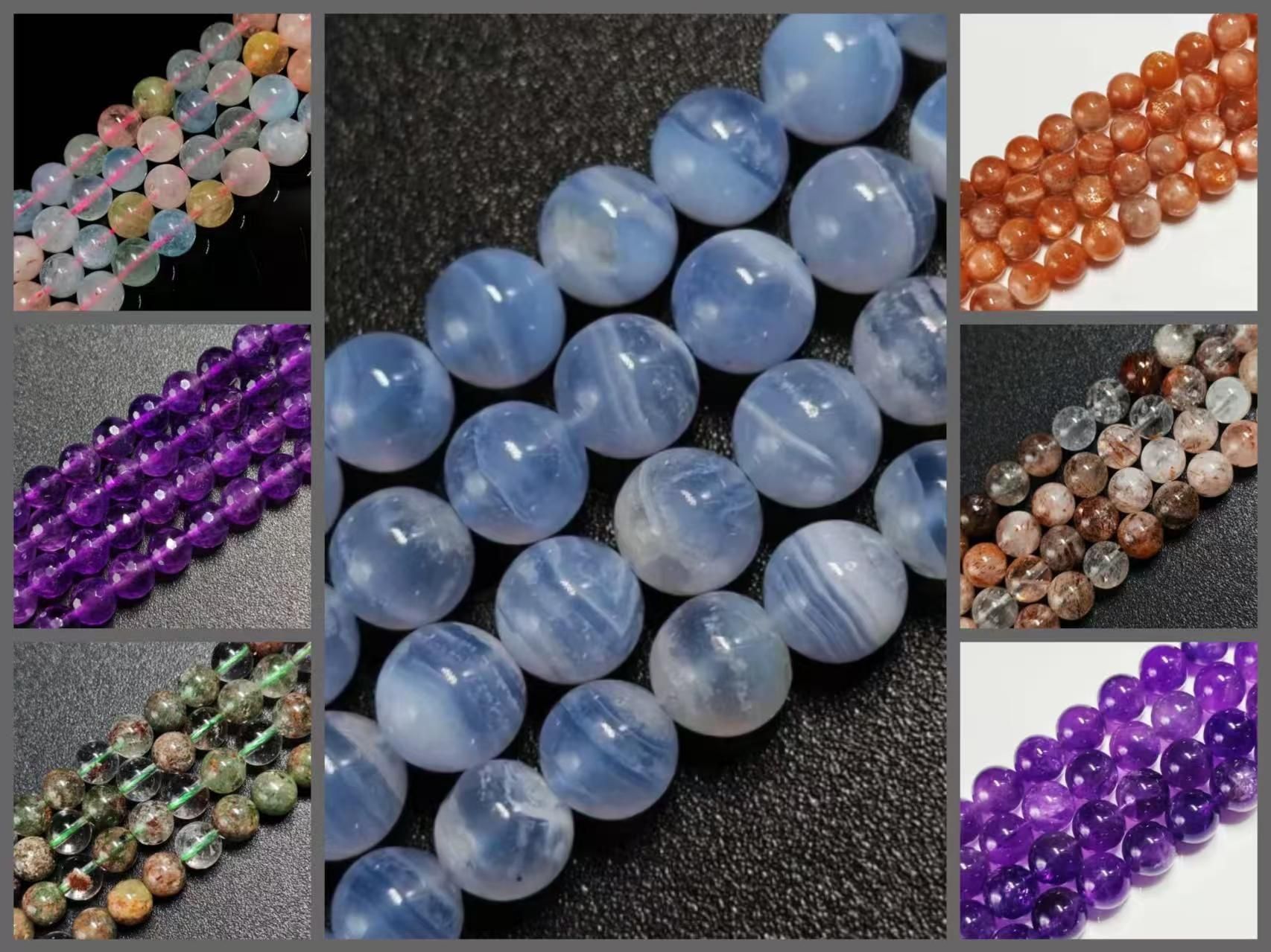 高品質で激安!天然石ビーズ連各種