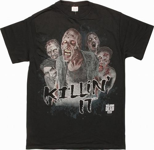 最も 割引 ウォーキング・デッド/KILLIN IT FIVE WALKERS Tシャツ【お ミュージシャン